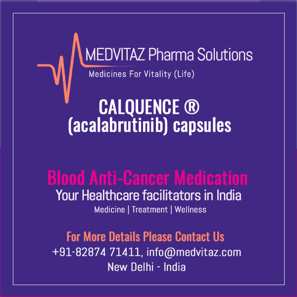 CALQUENCE (acalabrutinib) capsules, for oral use. Initial U.S. Approval: 2017