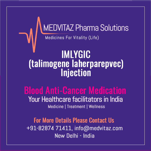 IMLYGIC (talimogene laherparepvec). Suspension for intralesional injection Initial U.S. Approval: 2015