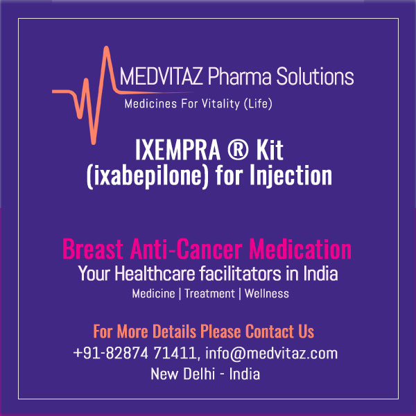 IXEMPRA Kit (ixabepilone) for Injection, for intravenous infusion only Initial U.S. Approval: 2007