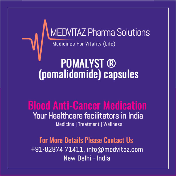 POMALYST (pomalidomide) capsules, for oral use. Initial US Approval: 2013