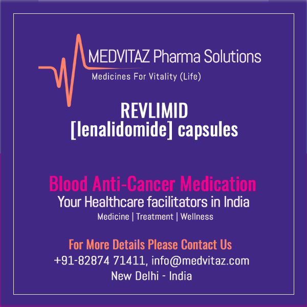 REVLIMID [lenalidomide] capsules, for oral use. Initial US Approval: 2005