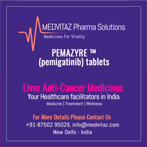 PEMAZYRE (pemigatinib) tablets Price In India