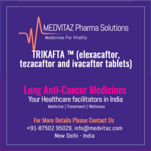 TRIKAFTA (elexacaftor, tezacaftor and ivacaftor tablets price In India