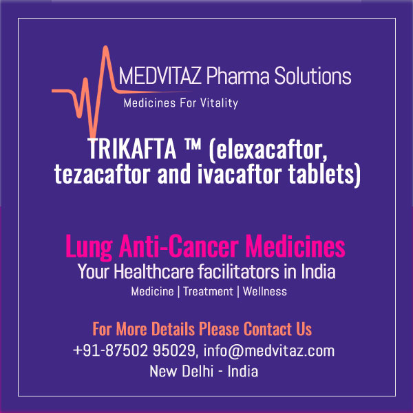 TRIKAFTA (elexacaftor, tezacaftor and ivacaftor tablets; ivacaftor tablets), co-packaged for oral use. Initial U.S. Approval: 2019