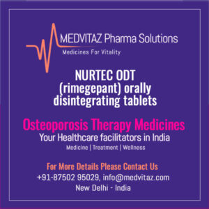 NURTEC ODT (rimegepant) tablets Price & Cost In india
