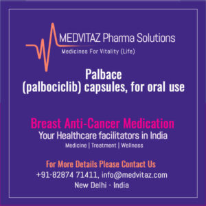 Palbace (palbociclib) capsules Price Cost India