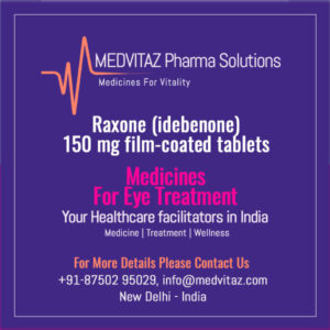 Raxone (idebenone) price In india