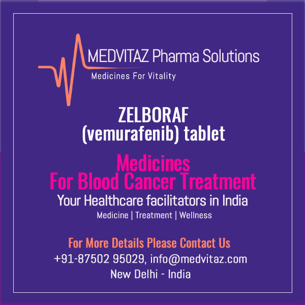 ZELBORAF (vemurafenib) tablet Price & Cost In India