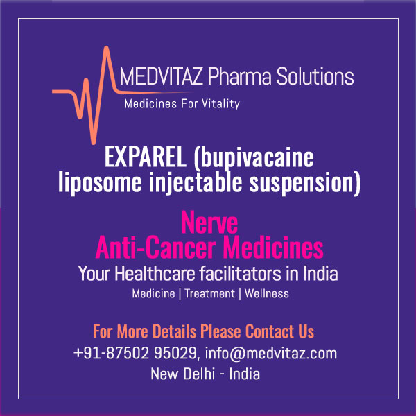 EXPAREL (bupivacaine liposome injectable suspension) Delhi India