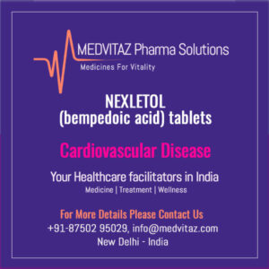 NEXLETOL (bempedoic acid) tablets Delhi India