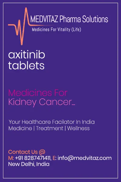 axitinib tablets Cost Price In India
