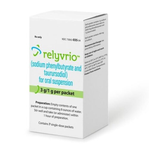 RELYVRIO (sodium phenylbutyrate and taurursodiol), for oral suspension Cost Price In Delhi India