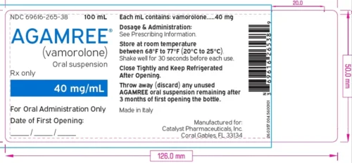 AGAMREE (vamorolone) supplier price India