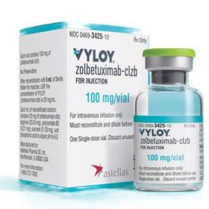 VYLOY (zolbetuximab-clzb). Buy Online in Delhi, Mumbai, Hyderabad, Chennai, Bengaluru, India, UAE, Brazil, 9811747774, 9891296838.